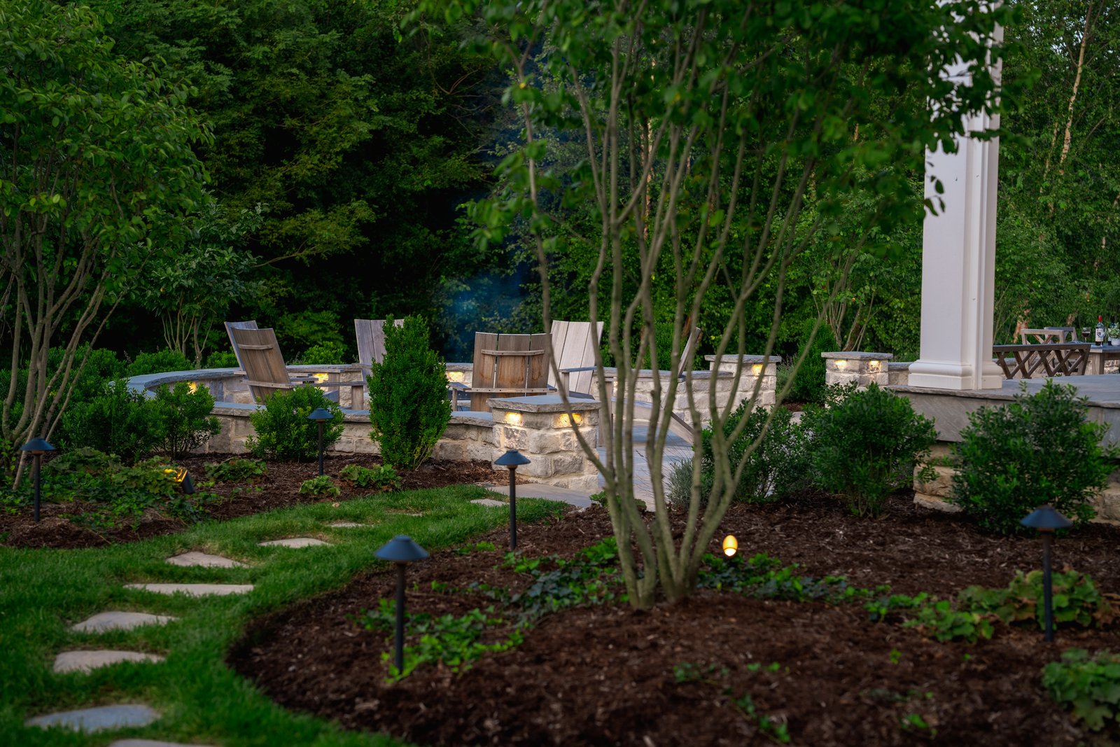Front Porch Glow &middot; Landscape Lighting