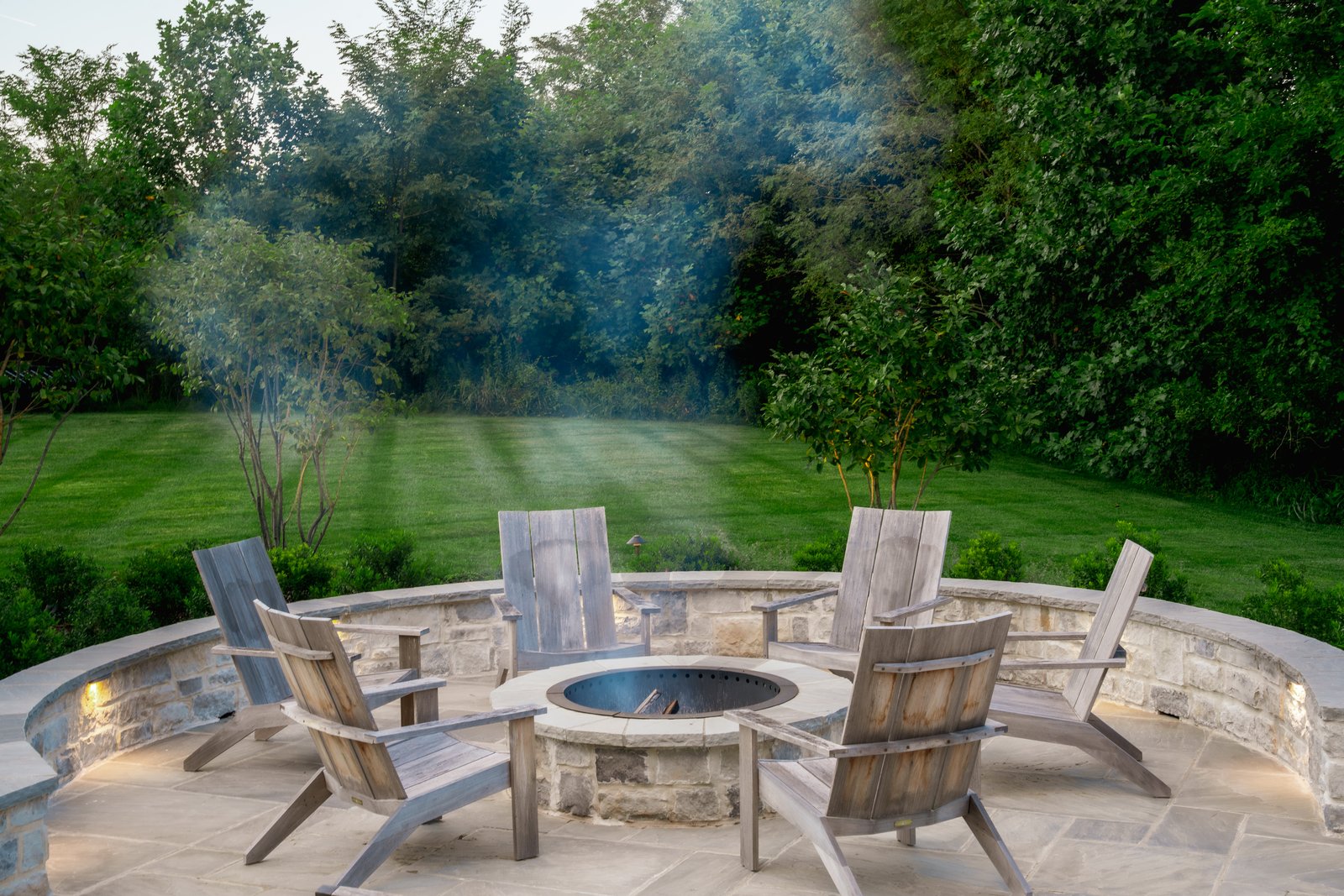 Smoke Over the Lawn &middot; Fire Pit Terrace