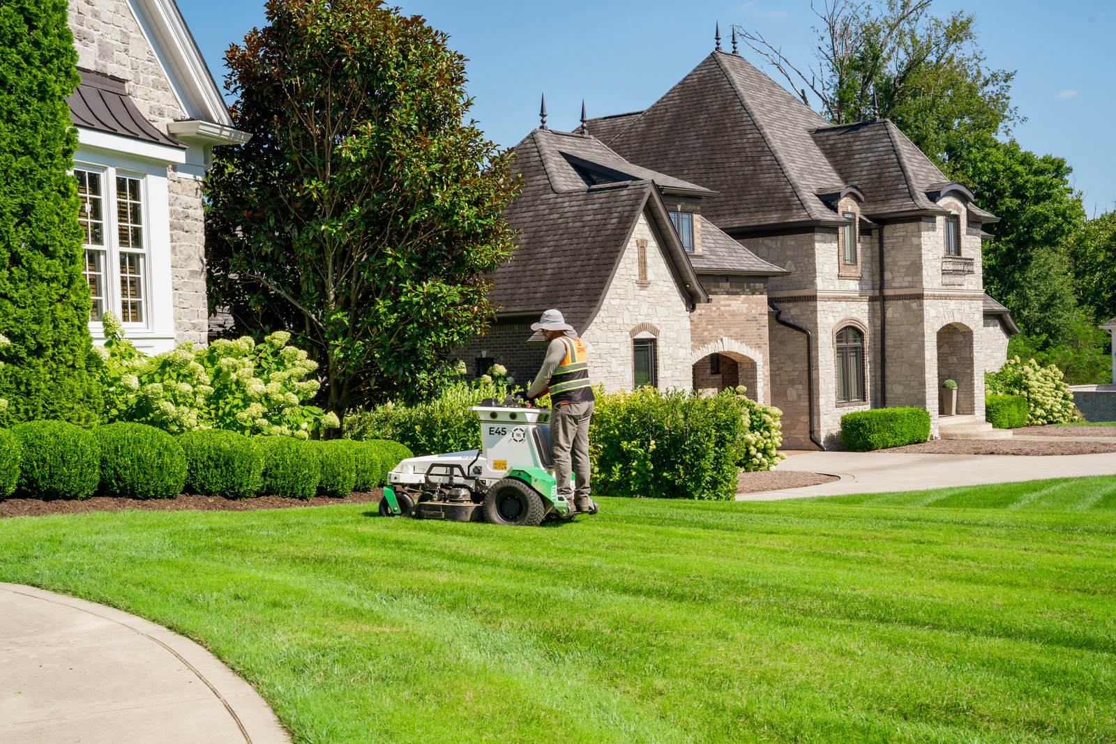 The Trim Line &mdash; weekly lawn care at a Louisville estate.