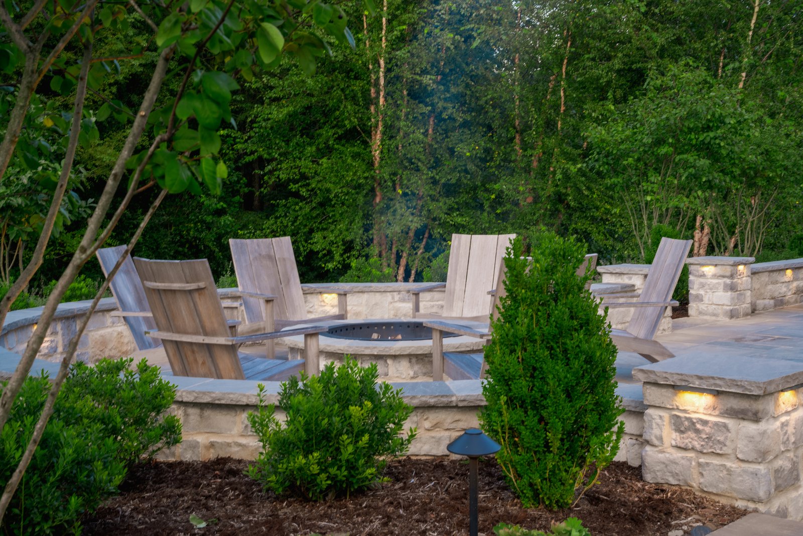 The Woodland Circle &middot; Fire Pit Terrace