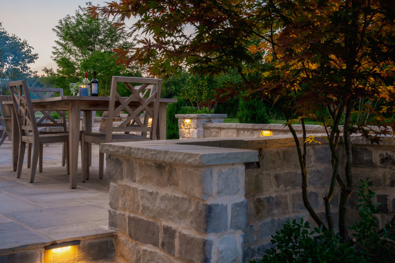 Wine at Dusk &middot; Dining Terrace